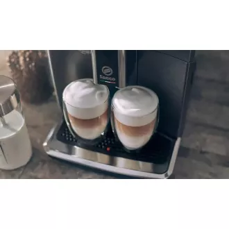 SAECO SM8780/00 Xelsis Deluxe, érintőképernyős kávéfőző, tejtartály, egyszerre 2 csésze, 6 program, fekete színű SAECO SM8780/00 Xelsis Deluxe, érintőképernyős kávéfőző, tejtartály, egyszerre 2 csésze, 6 program, fekete színű