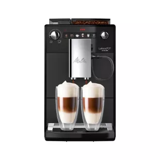 MELITTA Latticia OT eszpresszógép, 15 bar, 2 csésze egyszerre, beépített őrlő, 5 őrlési program, fekete színű