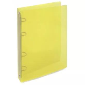 Iratgyűjtő A4 2cm 4 gyűrű átm. sárga