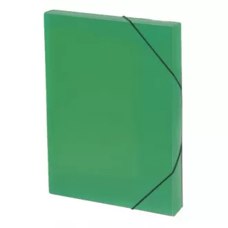 Gumidoboz Lines átlátszó zöld