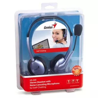 GENIUS fejhallgató mikrofonnal HS-04S