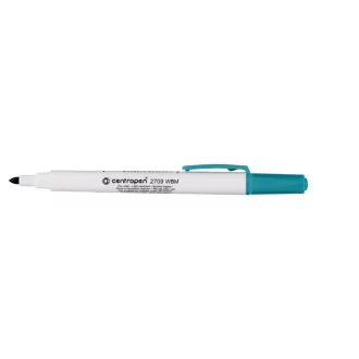 Marker Centropen 2709 fehér táblán zöld hengeres hegy 1,8 mm