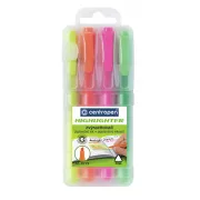 Highlighter Centropen 8722/4 4 színű ékvég 1-4mm