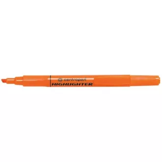 Highlighter Centropen 8722 narancssárga ékvég 1-4mm