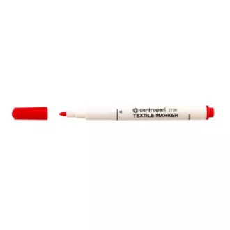 Marker Centropen 2739 textilekhez piros hengeres hegy 3,5 mm