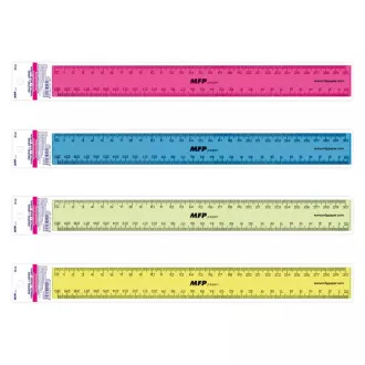 Vonalzó 30cm SZÍNEK színkeverék