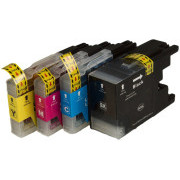 MultiPack BROTHER LC-1280 (LC1280BK, LC1280C, LC1280M, LC1280Y) - Patron TonerPartner PREMIUM, black + color (fekete + színes)