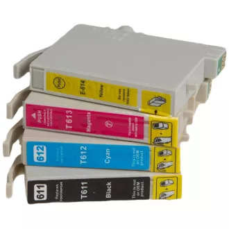 MultiPack EPSON T0615 (C13T06154010) - Patron TonerPartner PREMIUM, black + color (fekete + színes)