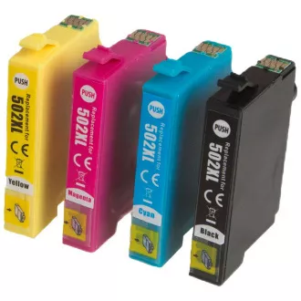 MultiPack EPSON T502-XL (C13T02W64010) - Patron TonerPartner PREMIUM, black + color (fekete + színes)