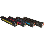 MultiPack TonerPartner Toner PREMIUM a HP CB540-3A (CB540A, CB541A, CB542A, CB543A), black + color (fekete + színes) számára