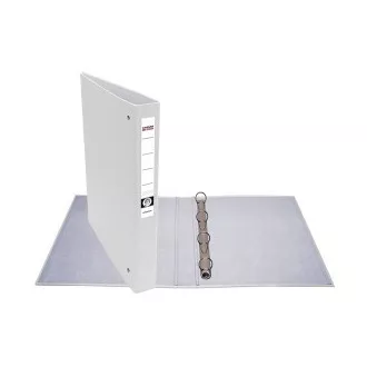 Kötőanyag A4 4cm 4 gyűrű PP Imperator fehér