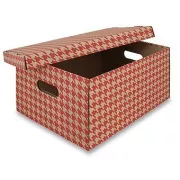 Levéltári doboz 440x320x200mm EMBA RDV piros