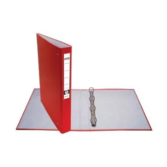 Kötőanyag A4 4cm 4 gyűrű PP Imperator piros