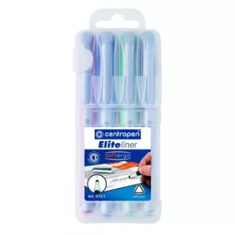 Marker Centropen 4721/4 F Elite liner 4 szín 0,3mm