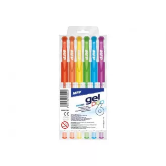MFP Neon GN1038 0,8mm gél tollak 6 színű készletben MFP Neon GN1038 0,8mm gél tollak 6 színű készletben