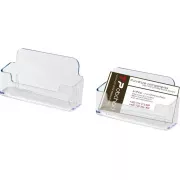 Műanyag állvány névjegykártyákhoz 95x45x23 mm BASCO