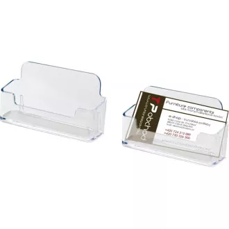 Műanyag állvány névjegykártyákhoz 95x45x23 mm BASCO Műanyag állvány névjegykártyákhoz 95x45x23 mm BASCO