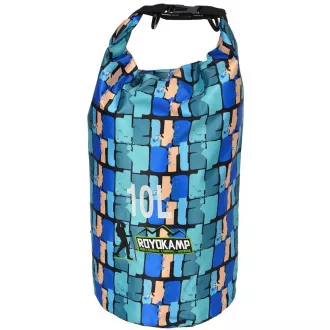 Vízálló táska ROYOKAMP Dry Bag 10 l, többszínű (kék/türkiz) Vízálló táska ROYOKAMP Dry Bag 10 l, többszínű (kék/türkiz)
