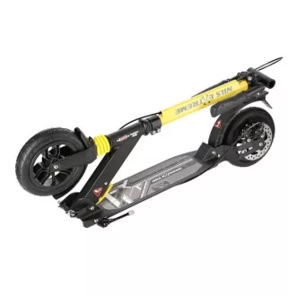 Összecsukható roller NEX208T, pumpás kerekek 200mm, fekete-sárga