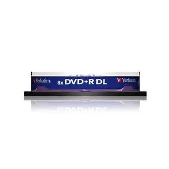 VERBATIM DVD + R (10-es csomag) Kétrétegű / 8x / 8,5 GB / orsó