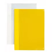 A4 ROC PVC iratgyűjtő első első zsebbel, átlátszó sárga hátlappal