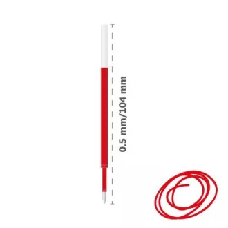 Gél utántöltő 205A 0,5mm piros / 205A-ig Gél utántöltő 205A 0,5mm piros / 205A-ig