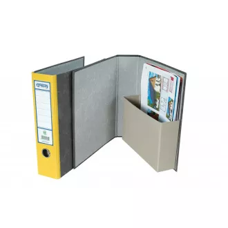 Zsebes dosszié A4 7,5cm sárga