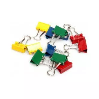 Clip Binder 25mm 12db színes