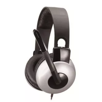 GENIUS fejhallgató HS-05A mikrofonnal, feltekerhető kábellel