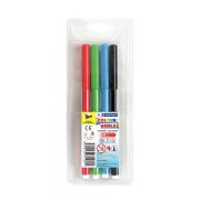 Marker Centropen 7550/4 4 színű görgős hegy 1mm
