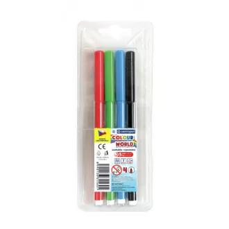 Marker Centropen 7550/4 4 színű görgős hegy 1mm Marker Centropen 7550/4 4 színű görgős hegy 1mm
