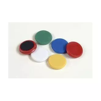 Mágnesek 32mm Ron 8db mix színek kerek