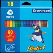 Marker Centropen 2510/18 18 színű hengeres hegy 2-3mm
