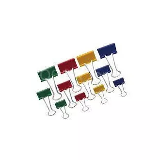 Clip Binder 15mm 12db színes
