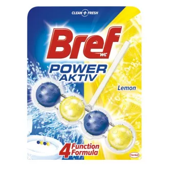 Bref Power aktiv citromos WC függöny golyó 50g Bref Power aktiv citromos WC függöny golyó 50g
