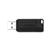VERBATIM Flash Disk 8 GB Store 'n' Go PinStripe, fekete