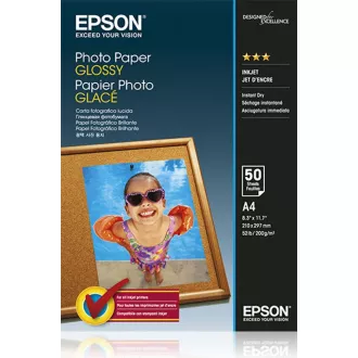 EPSON papír A4 - Fényes fotópapír A4 50 ív 50 lap