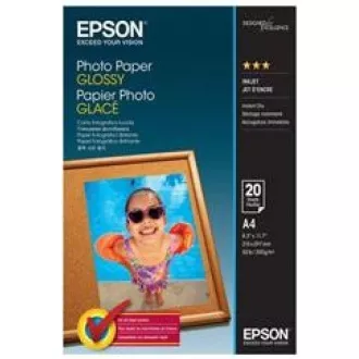 EPSON papír A4 - Fényes fotópapír A4 50 ív 50 lap