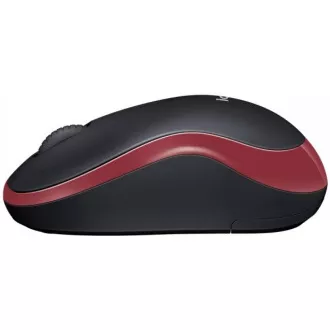 Logitech Wireless Mouse M185, piros