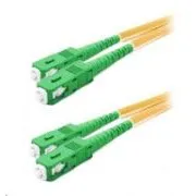 Duplex patch kábel SM 9/125, OS2, SC(APC)-SC(APC), LS0H, 1m