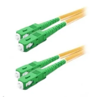 Duplex patch kábel SM 9/125, OS2, SC(APC)-SC(APC), LS0H, 1m