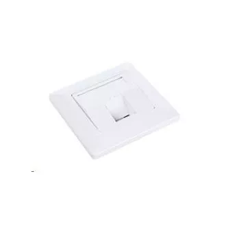 Solarix moduláris aljzat 1 kulcscsőhöz, rejtett fehér SX9-1-0-WH