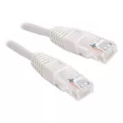 XtendLan patch kábel Cat5E, UTP - 0, 5m, fehér (eladó 10 db)