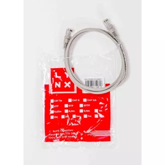LYNX patch kábel Cat5E, UTP - 1, 5m, szürke