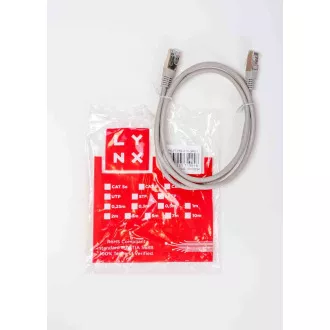 LYNX patch kábel Cat5E, FTP - 3m, szürke
