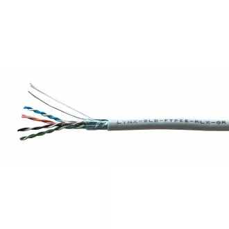 FTP kábel LYNX REELEX AIR, Cat5E, kábel, PVC, Eca, szürke, 305m