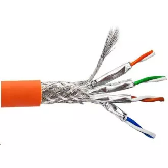 S/FTP kábel LEXI-Net, Cat6A, LS0H, B2ca-s1a, d0, a1, narancssárga, 500m, orsó