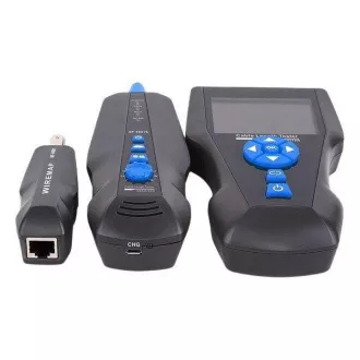 LAN kábel tesztelő TLCD8601S LCD kijelzővel, koax, Cat3/Cat5E/Cat6/Cat7, UTP/STP, USB, PoE, ping, szonda, anti-hurok védelemmel LAN kábel tesztelő TLCD8601S LCD kijelzővel, koax, Cat3/Cat5E/Cat6/Cat7, UTP/STP, USB, PoE, ping, szonda, anti-hurok védelemmel