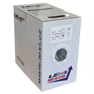 UTP kábel LEXI-Net Cat5E, kábel, PVC, fehér, 305m, dobozban