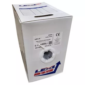 UTP kábel LEXI-Net Cat5E, kábel, PVC, fehér, 305m, dobozban